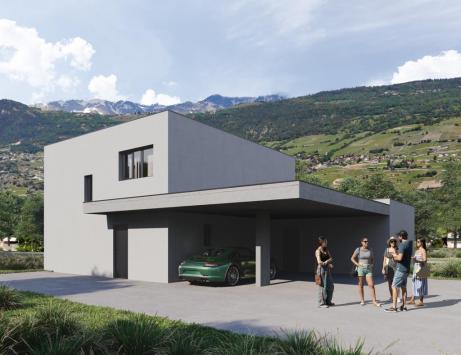 Chalais, Valais - Turnkey villa 5.5 Rooms 161.00 m2  from CHF 795'000.-