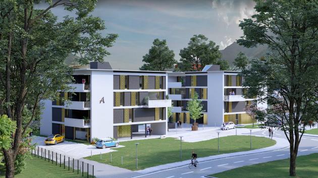 Saxon, Valais - Rez-jardin 3.5 pièces 84.50 m2 CHF 545'000.-