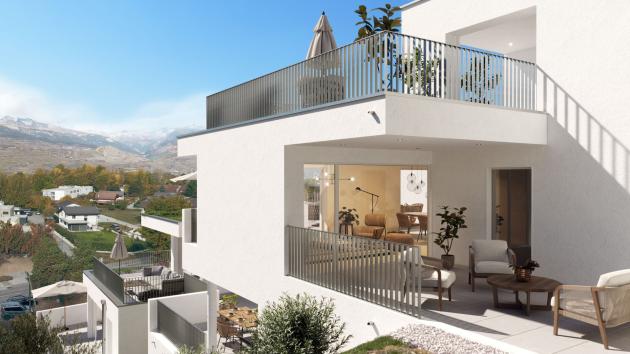 Bramois, Valais - Appartement terrasse 4.5 pièces 155.50 m2  dès CHF 970'000.-