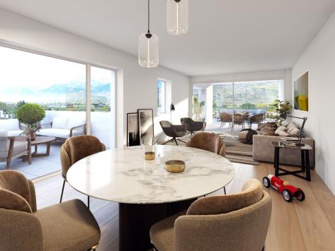 Bramois, Valais - Penthouse 4.5 Rooms 155.50 m2  from CHF 985'000.-